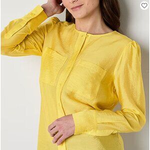Worthington Yellow Blouse